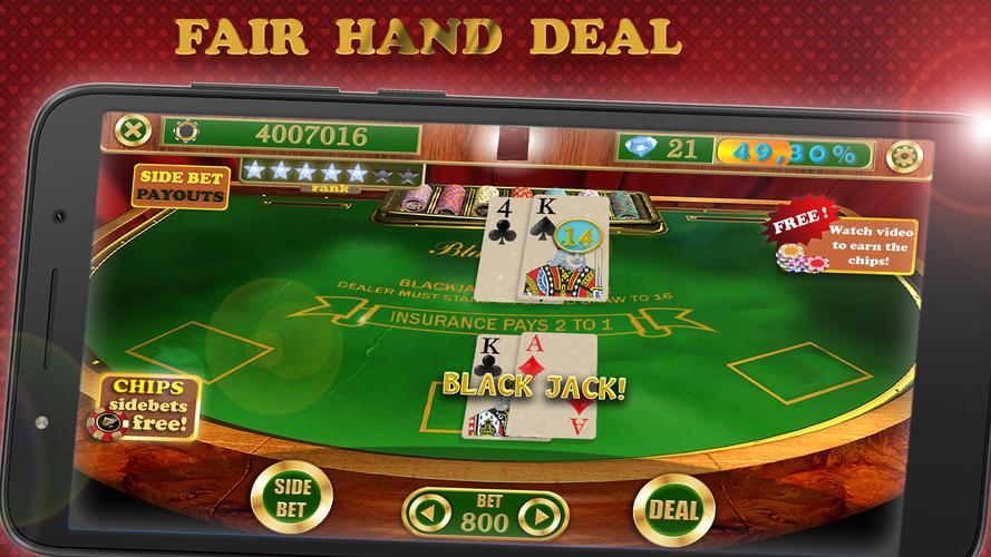 Blackjack 21 Pro Capture d'écran 1