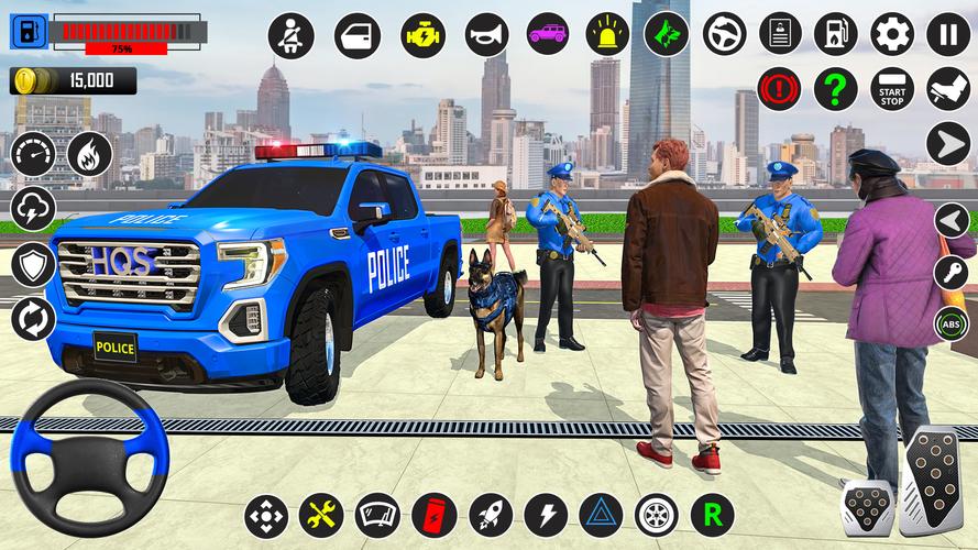 US Police-Car Transport Trucks 스크린샷 4