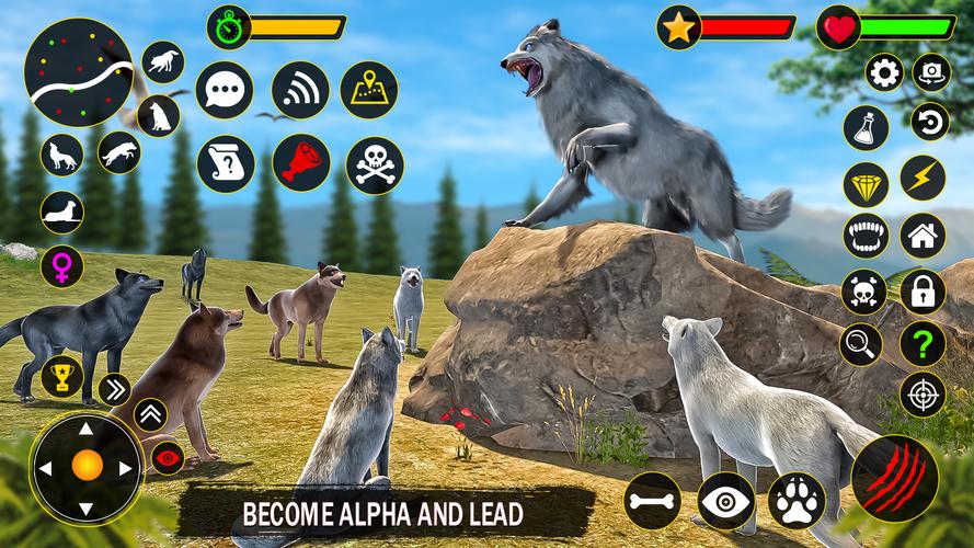 The Wolf Simulator: Wild Game Capture d'écran 1