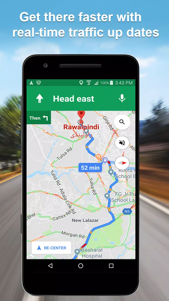 Schermata Maps GPS Navigation Route Directions Location Live 2