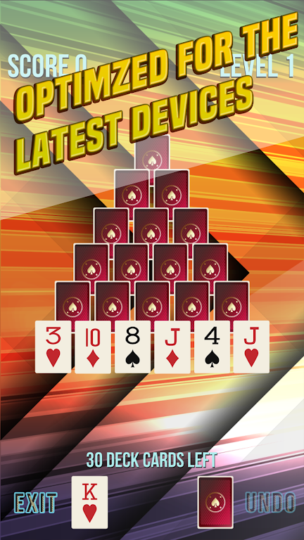 Pyramid Solitaire Supreme স্ক্রিনশট 1