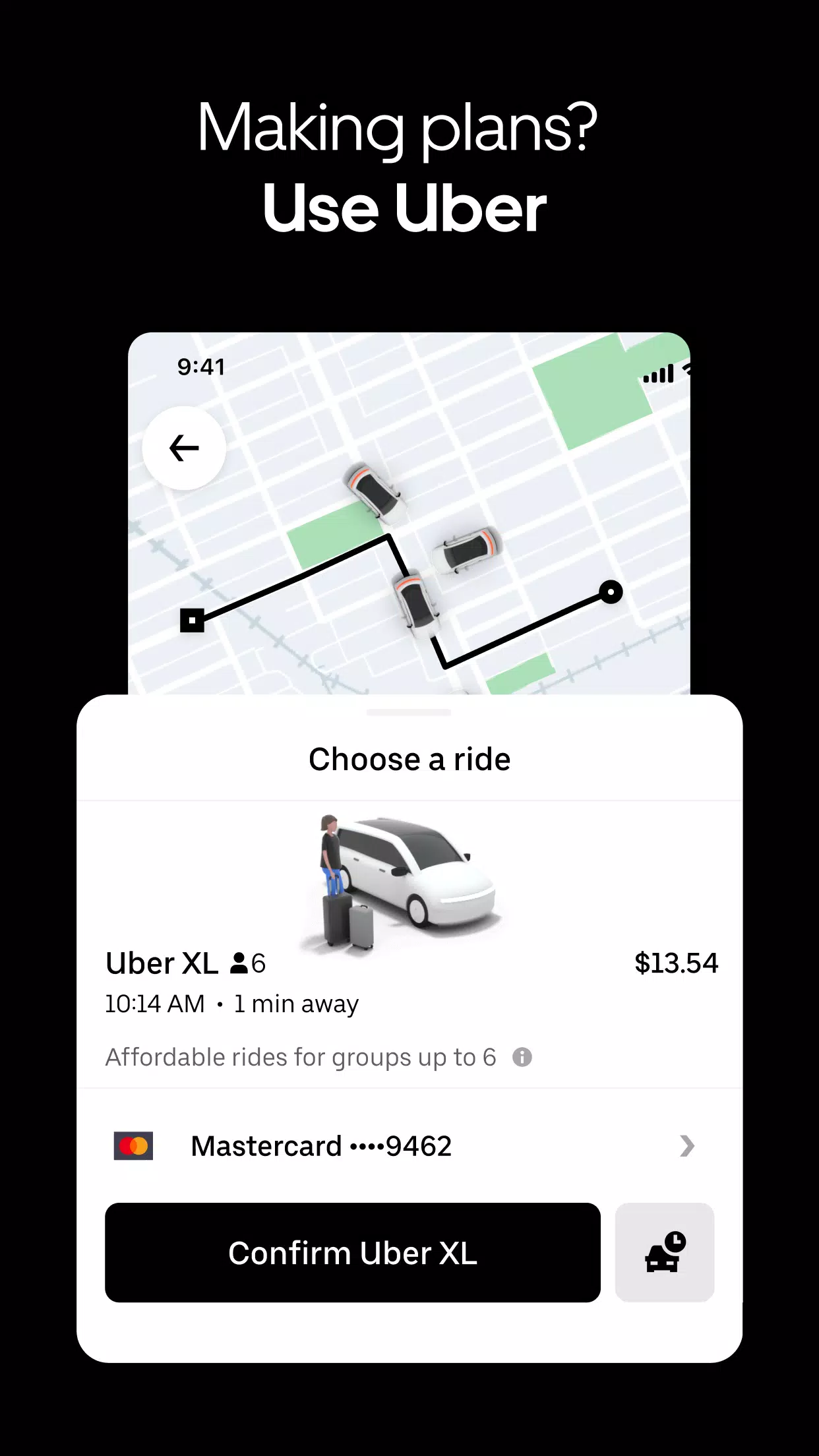 Uber（ウーバー）：タクシーが呼べるタクシー配車アプリ スクリーンショット 4