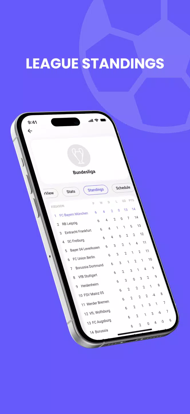 Yora Footy Score應用截圖第4張