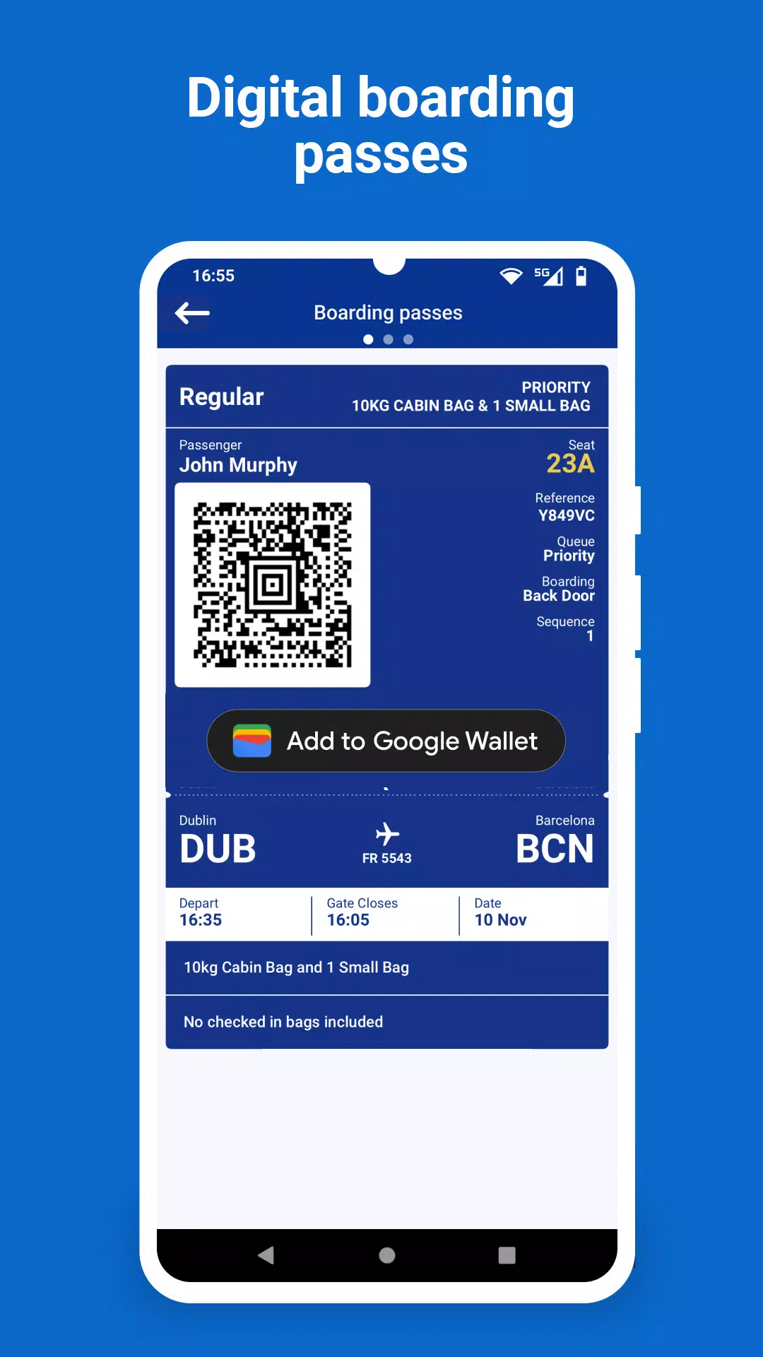 Ryanair Capture d'écran 3