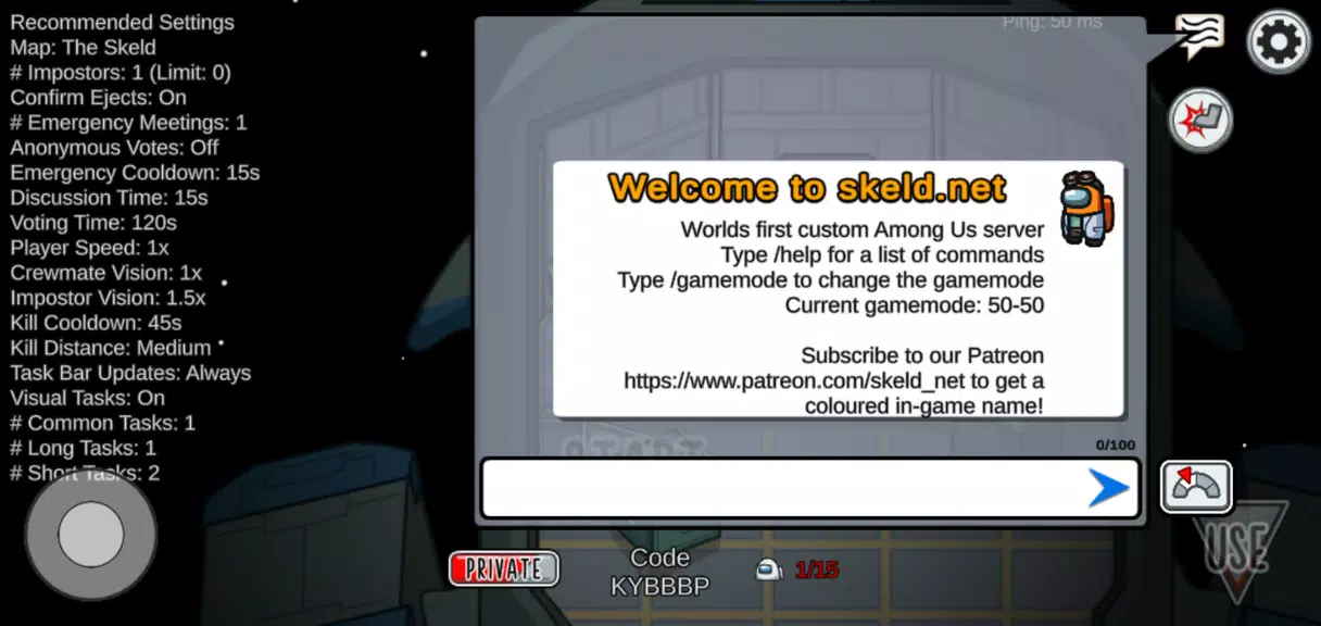 Skeld.net Among Us Mods Tangkapan skrin 2
