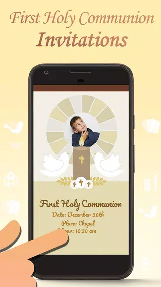 First Communion Invitations Captura de tela 1