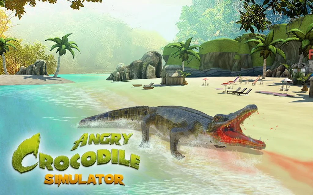 Crocodile Attack Animal Sim স্ক্রিনশট 1