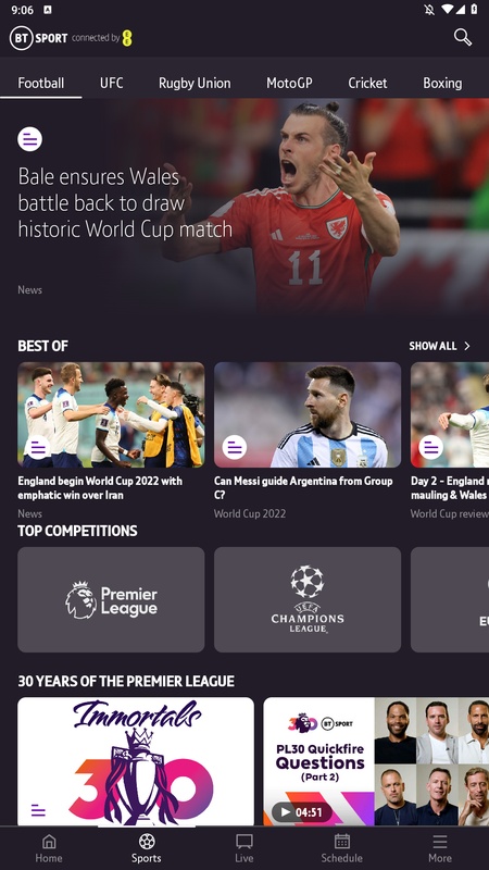 TNT Sports: News & Results Скриншот 3