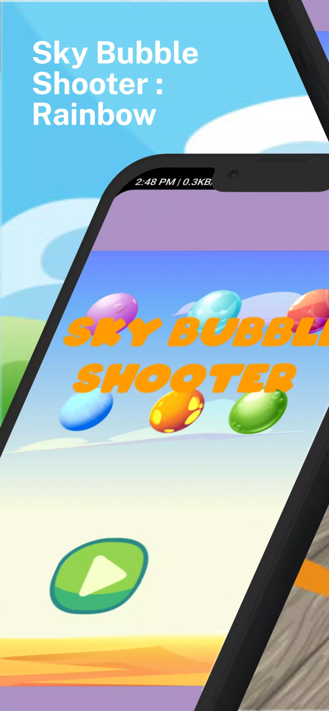 Sky Bubble Shooter : Rainbow スクリーンショット 1