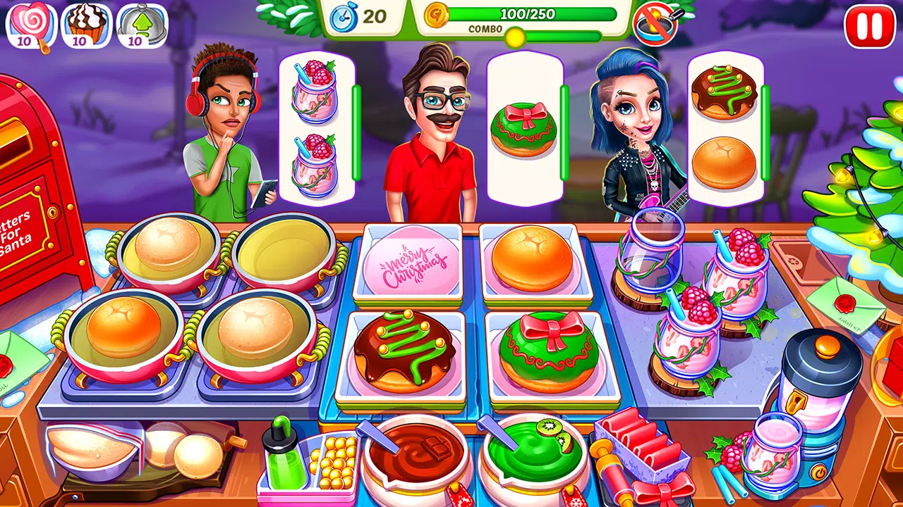 Christmas Fever Cooking Games Screenshot 2