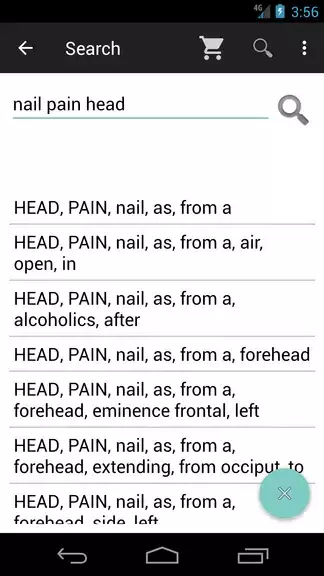 Homoeopathic Repertorium Ảnh chụp màn hình 4