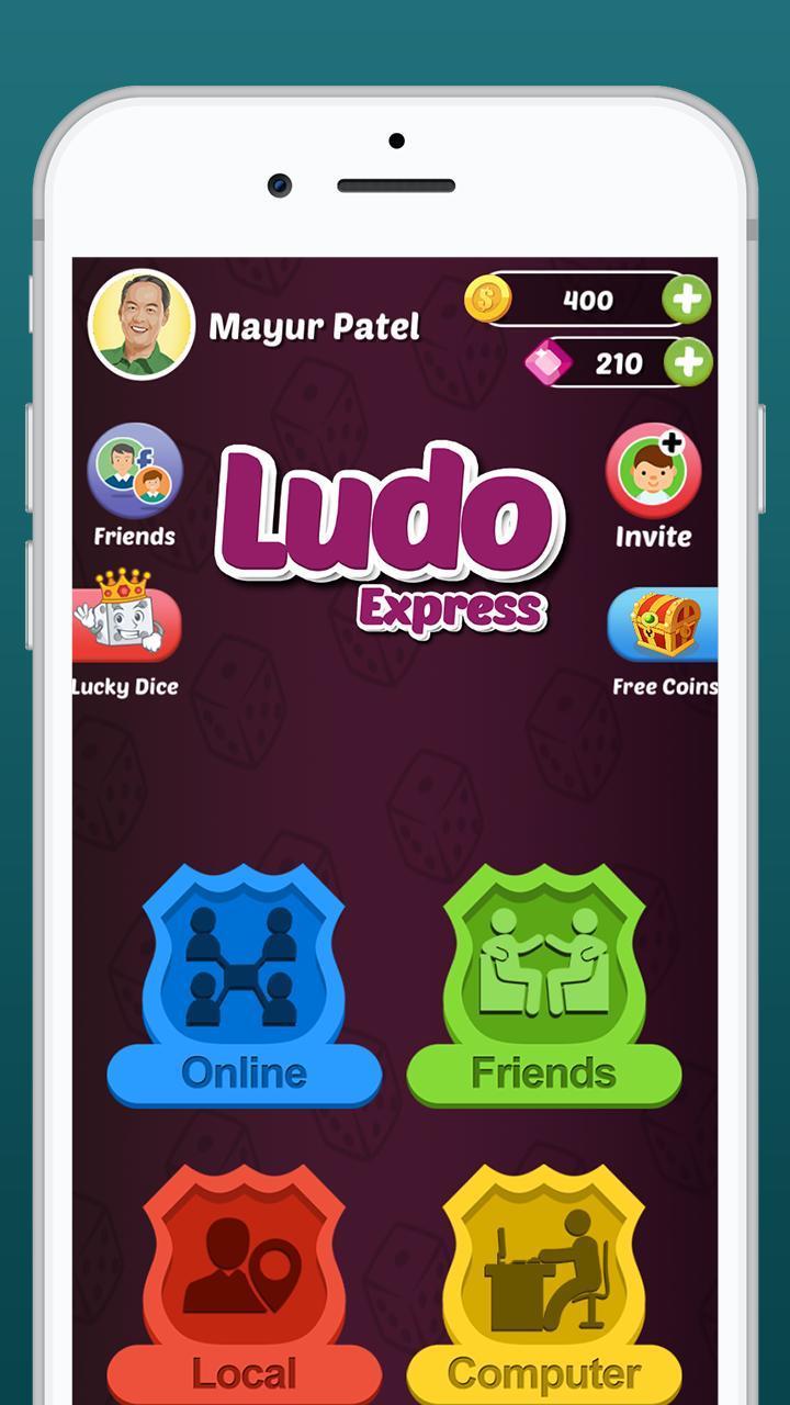 Ludo Express : Online Ludo Schermafbeelding 1