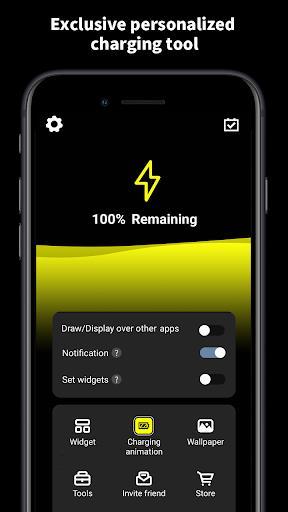 Flashing charging animation Screenshot 2