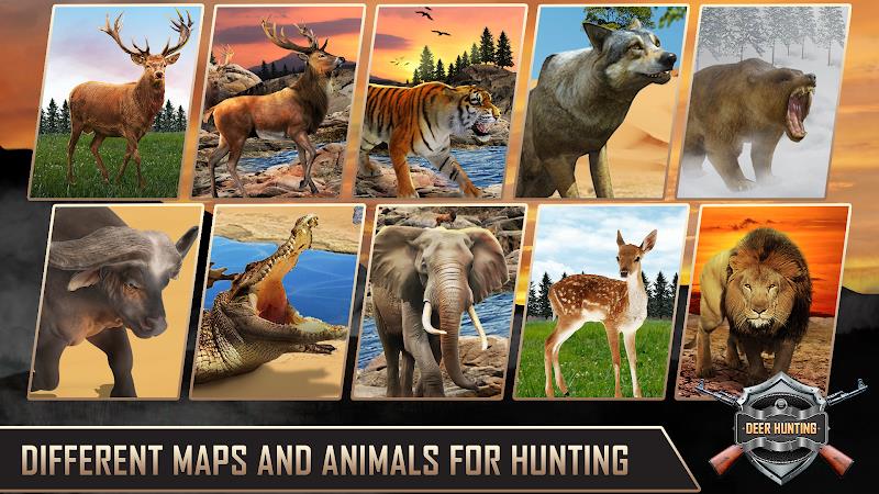 Deer Hunting Simulator Games 스크린샷 2