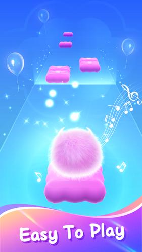 Fluffy Ball: Music Hop Game Zrzut ekranu 3