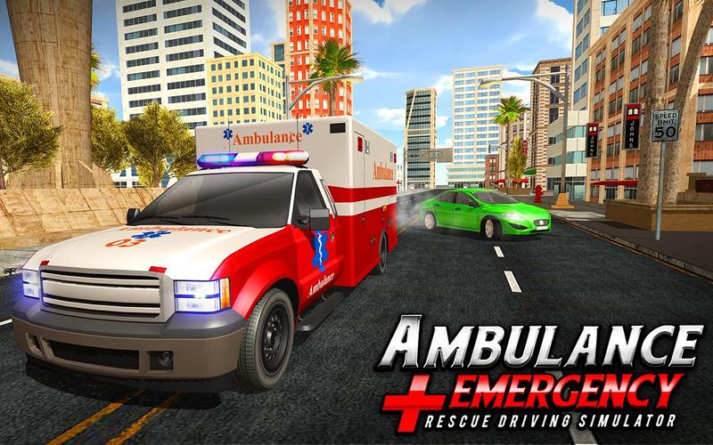 911 Ambulance City Rescue Game 스크린샷 1