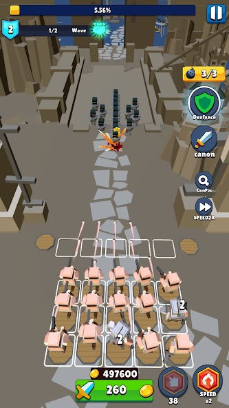 Schermata Merge Shooter Mod 2