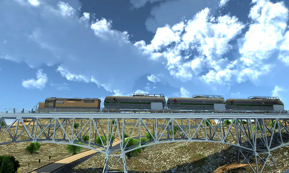 Oil Tanker Train Driving Sim 스크린샷 4