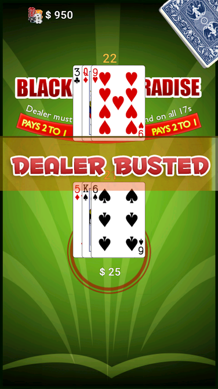 BlackJack Paradise Zrzut ekranu 2