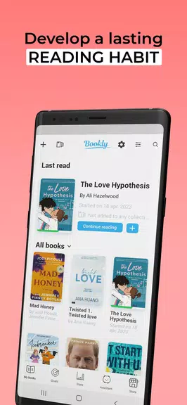 Bookly: Book & Reading Tracker Capture d'écran 1