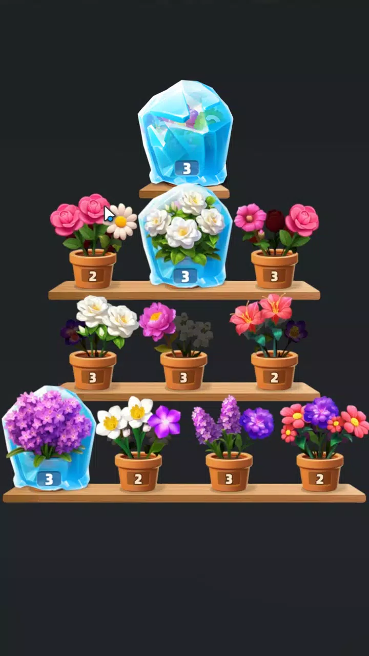 Floral Sort 3D ภาพหน้าจอ 3