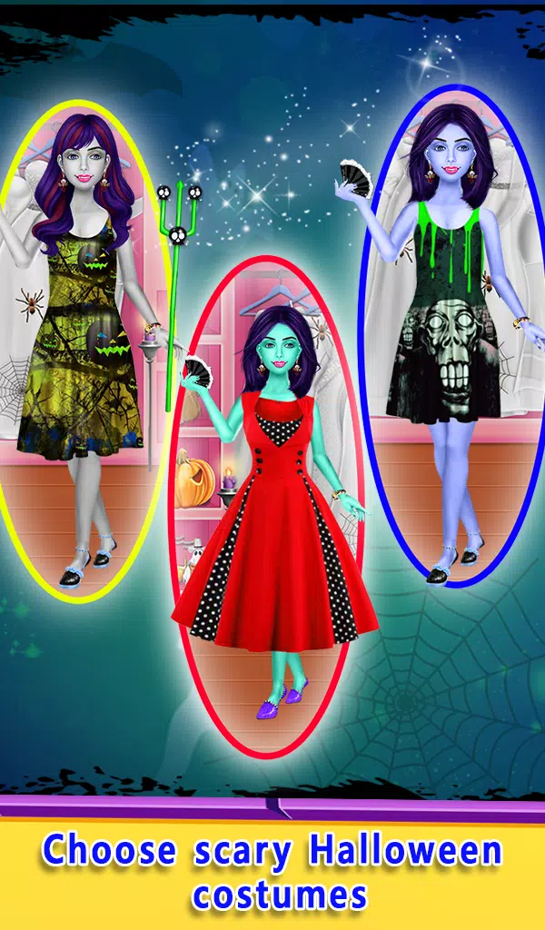 Halloween Makeover Salon Games স্ক্রিনশট 4