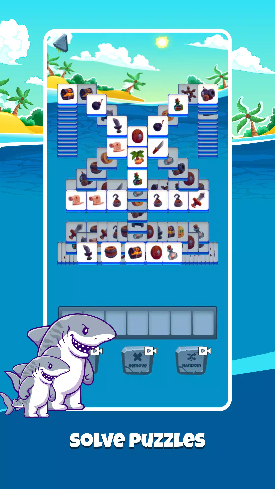 Schermata Shark Attack:Match Puzzle Game 2