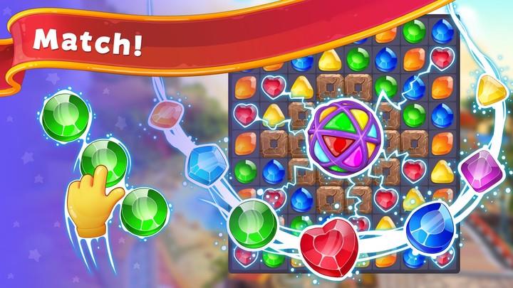 Gem Valley - Match 3 & Restore স্ক্রিনশট 3