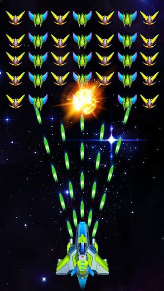 Galaxy Invader: Alien Shooting Mod Schermafbeelding 1