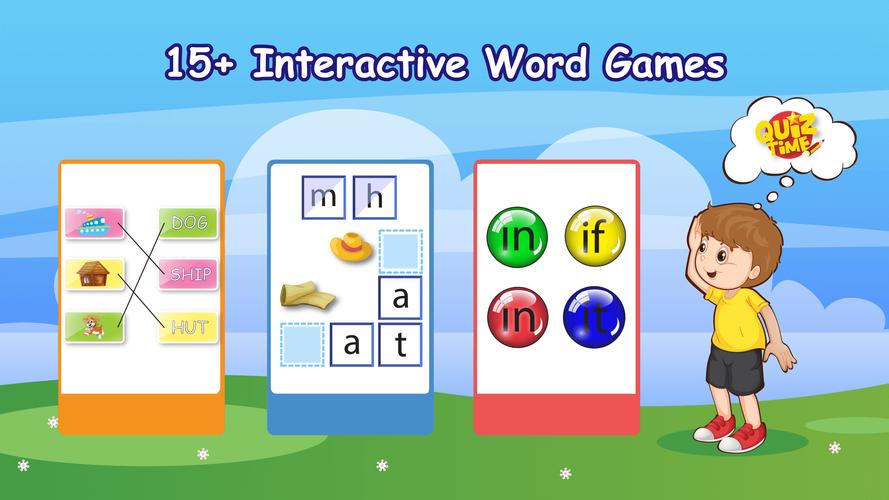 Kids Lernen Wortspiele Screenshot 2