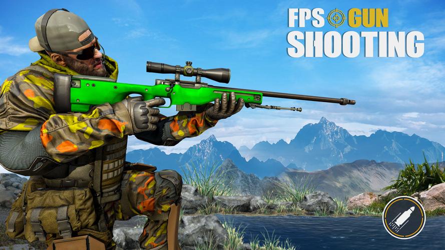 Gun Games Offline 3D Shooting Captura de pantalla 4