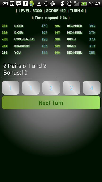 Doms roll dice poker game free Zrzut ekranu 3