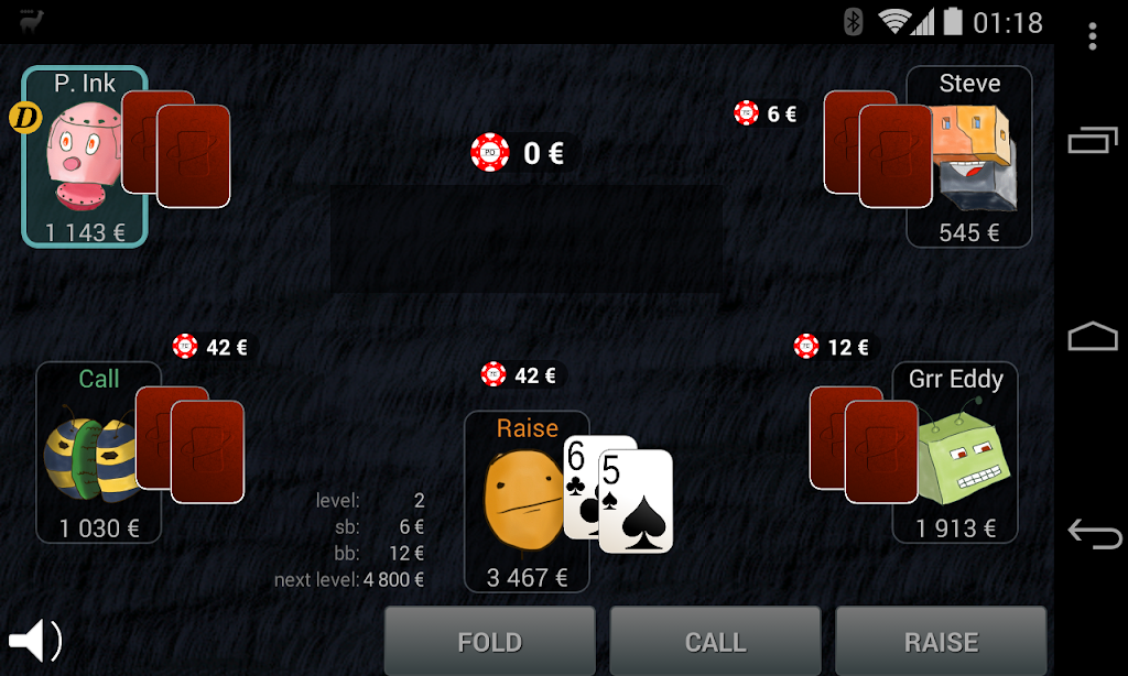 Bots Don't Bluff Offline Poker Скриншот 2