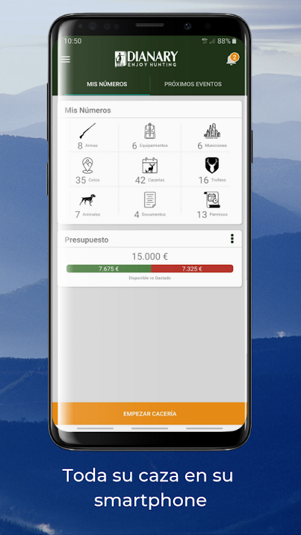 Dianary hunting app スクリーンショット 1