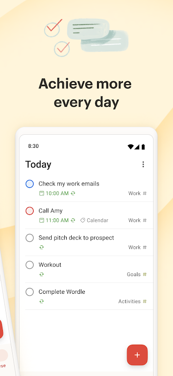 Todoist Zrzut ekranu 2