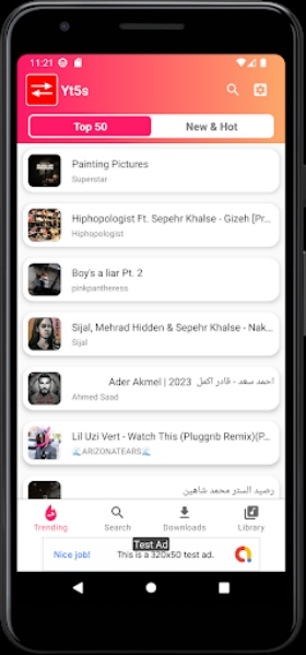 Schermata Yt5s.io Music Downloader 2