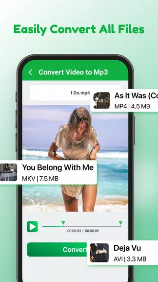 Video to MP3: Video Converter ဖန်သားပြင်ဓာတ်ပုံ 1