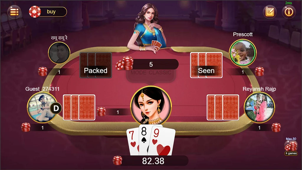 Teen Patti Moment Скриншот 3