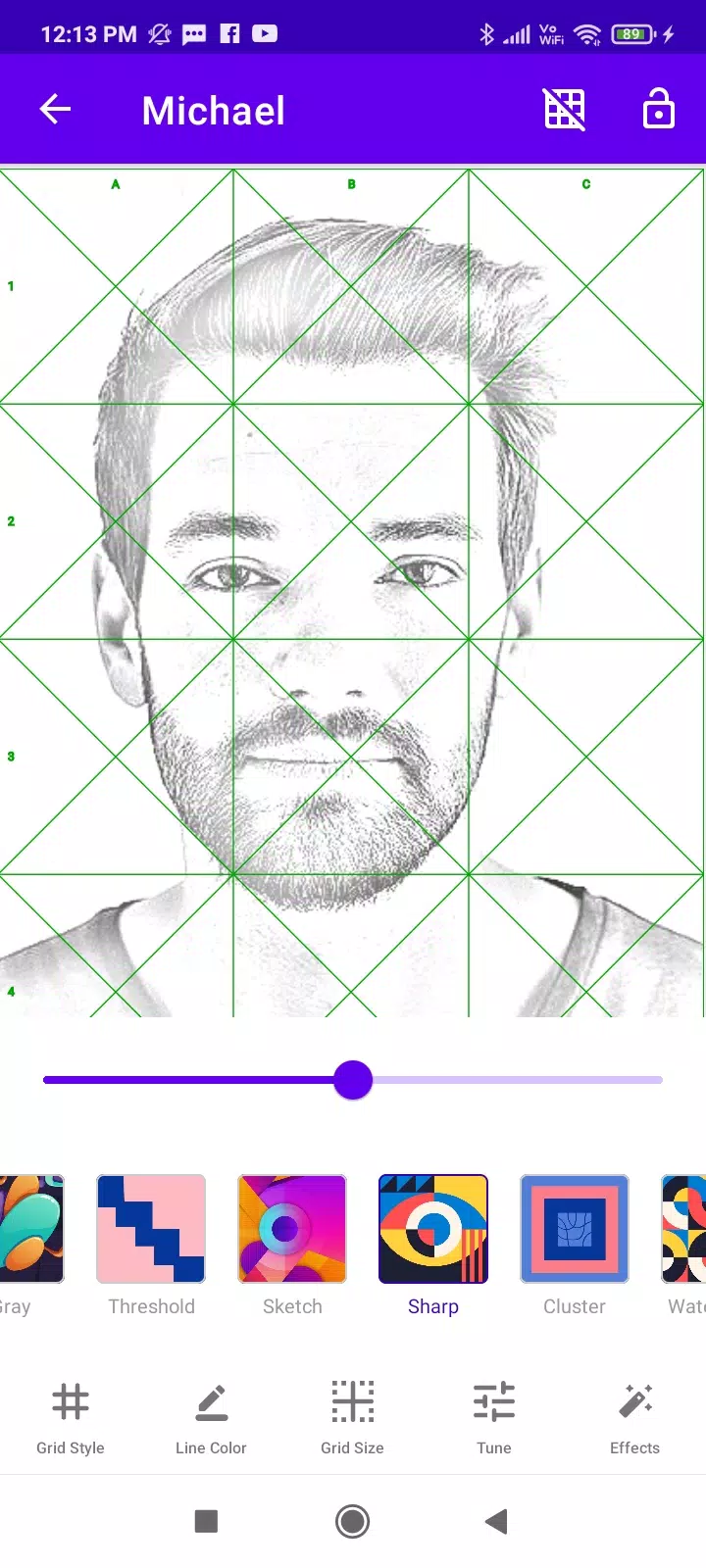 Schermata Grid Artist 2