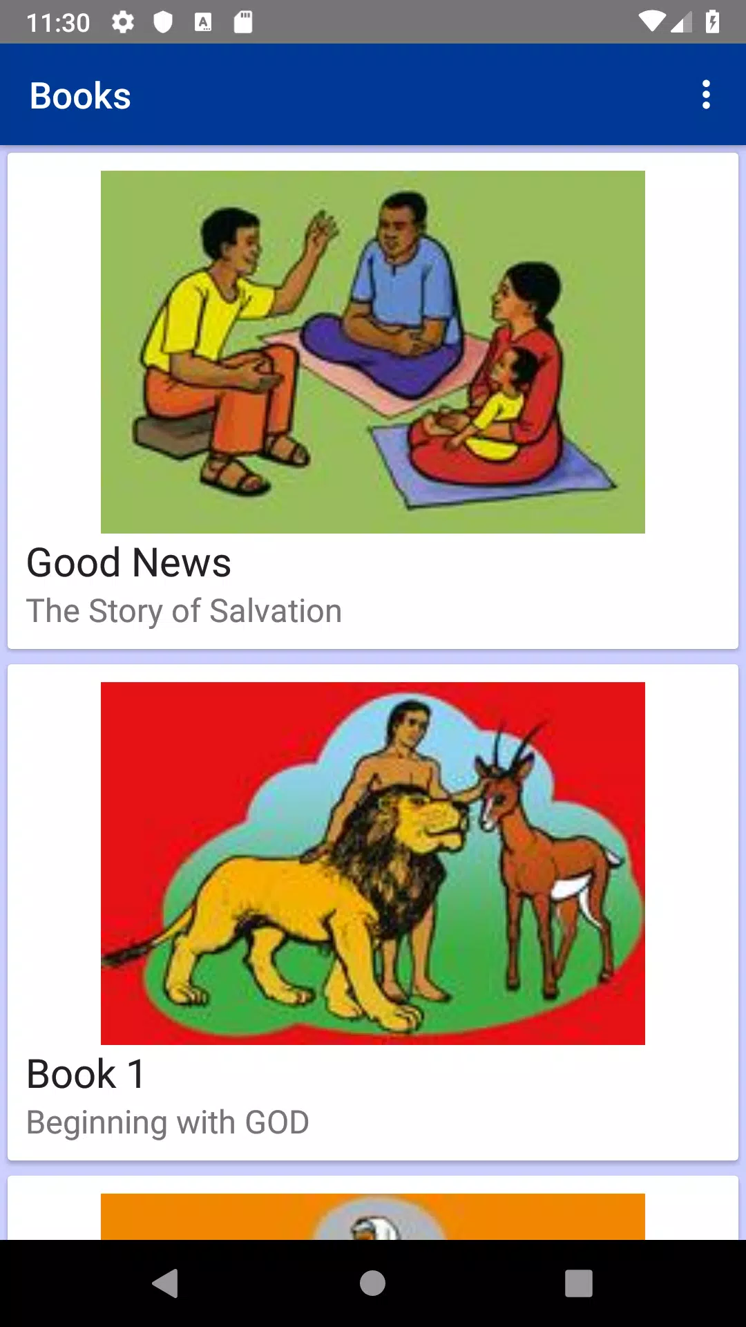 Sunday School Lessons Tangkapan skrin 1