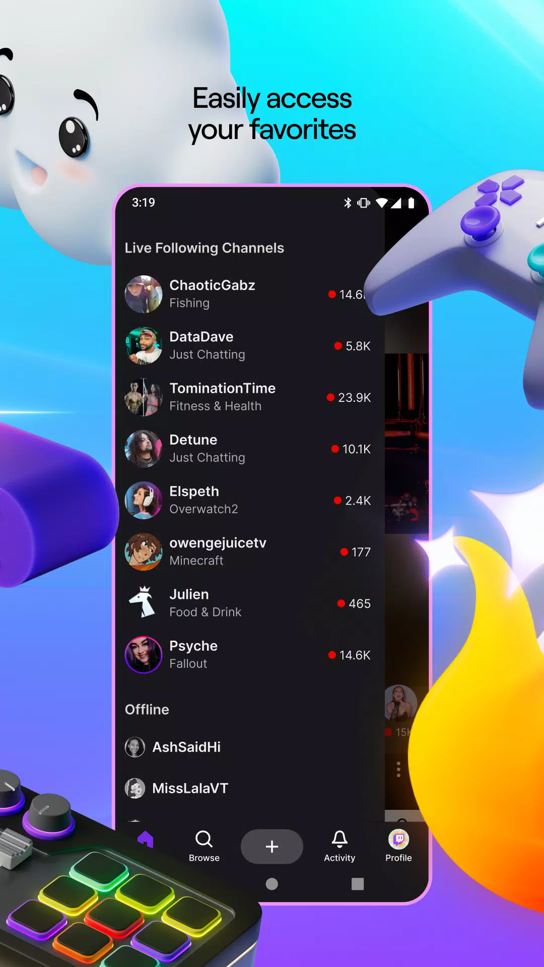 Twitch ภาพหน้าจอ 2