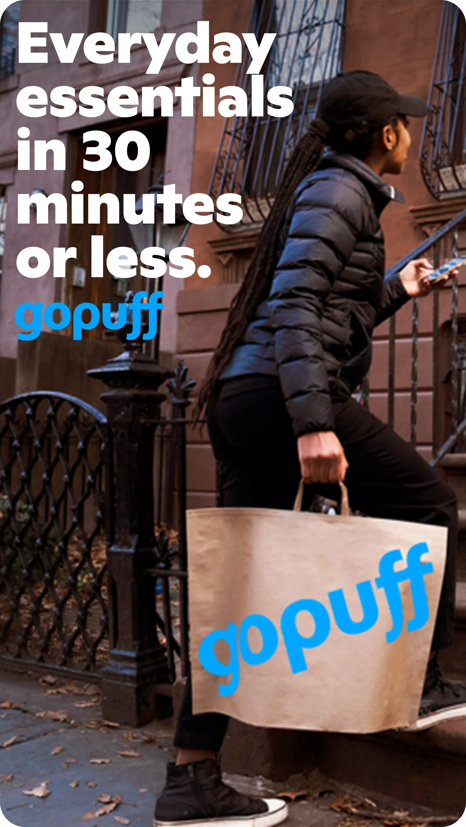 Gopuff—Alcohol & Food Delivery Captura de tela 1