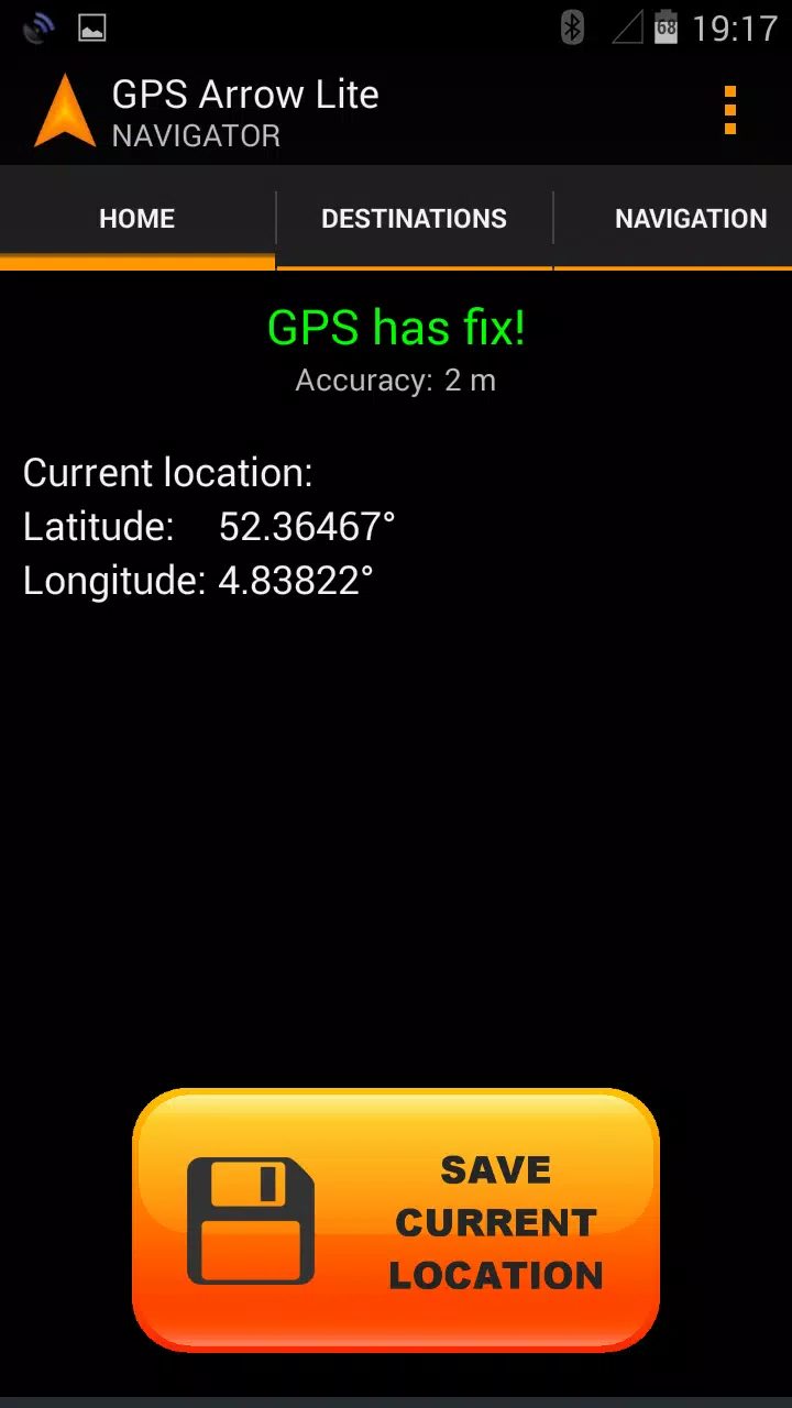 GPS Arrow Navigator LITE Screenshot 1