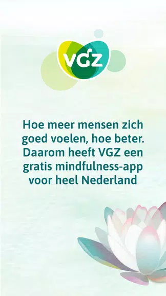 VGZ Mindfulness Coach Schermafbeelding 1