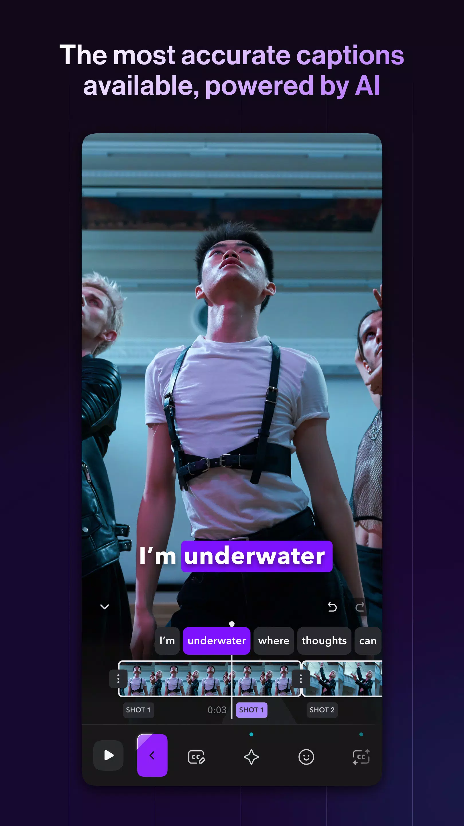 Schermata Captions 2