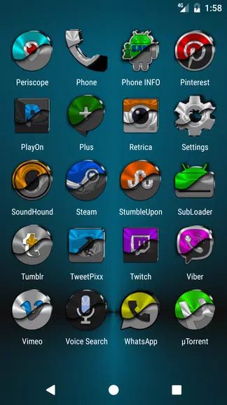 Half Light Icon Pack ภาพหน้าจอ 4