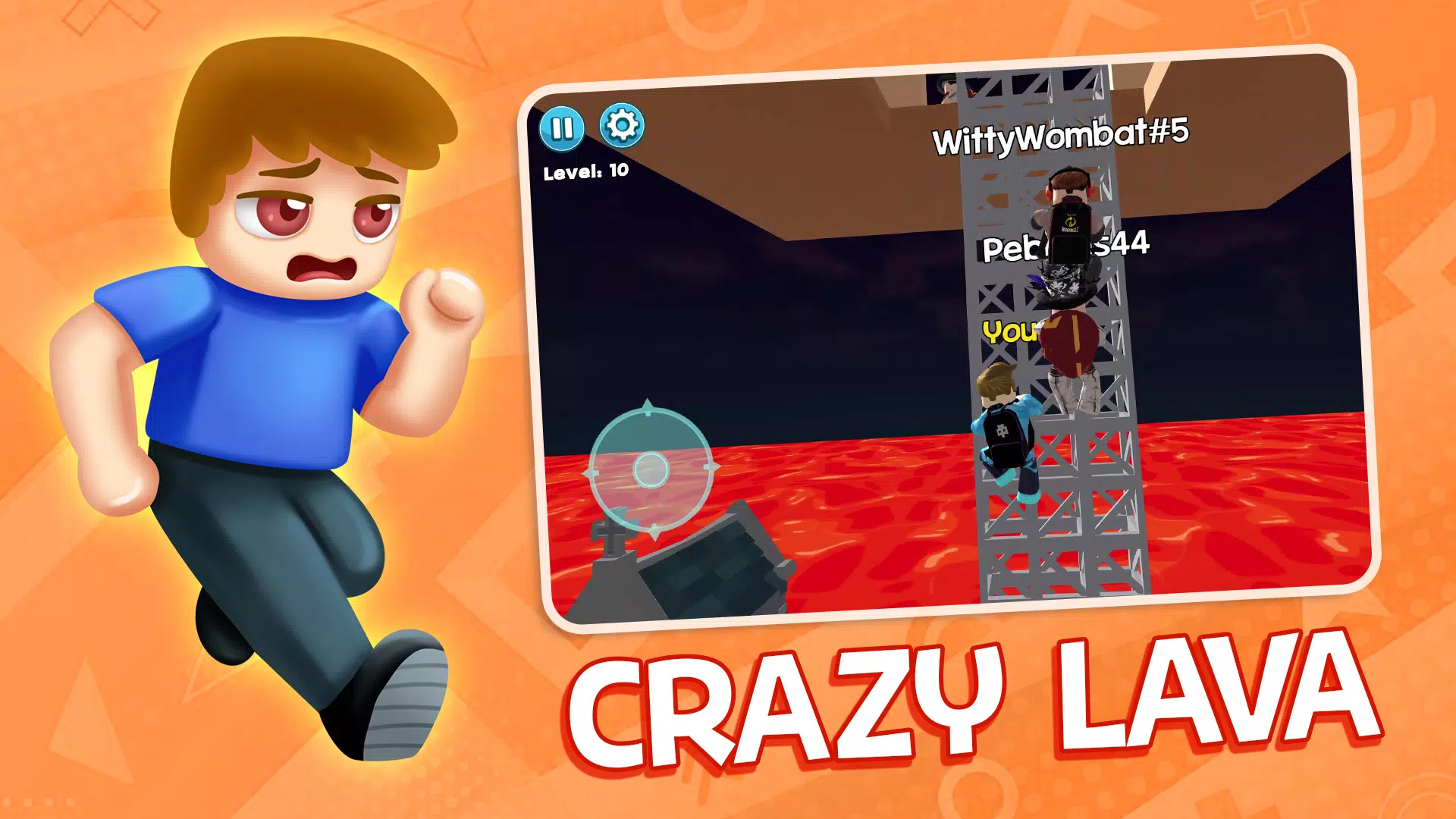 Obby Block World: Lava Fall Скриншот 3