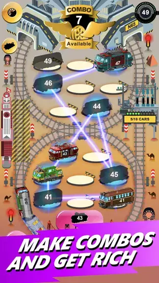 Train Merger Idle Train Tycoon Tangkapan skrin 4