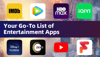 Uw go-to-lijst met entertainment-apps