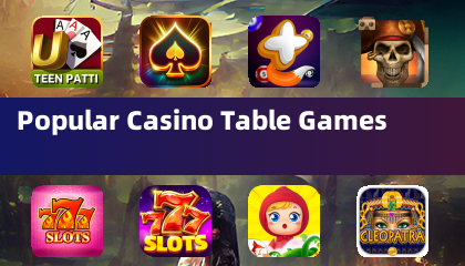 Populaire casinotafelgames